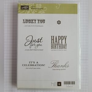 Stampin' Up! - Afterthoughts - LIKE NEW
